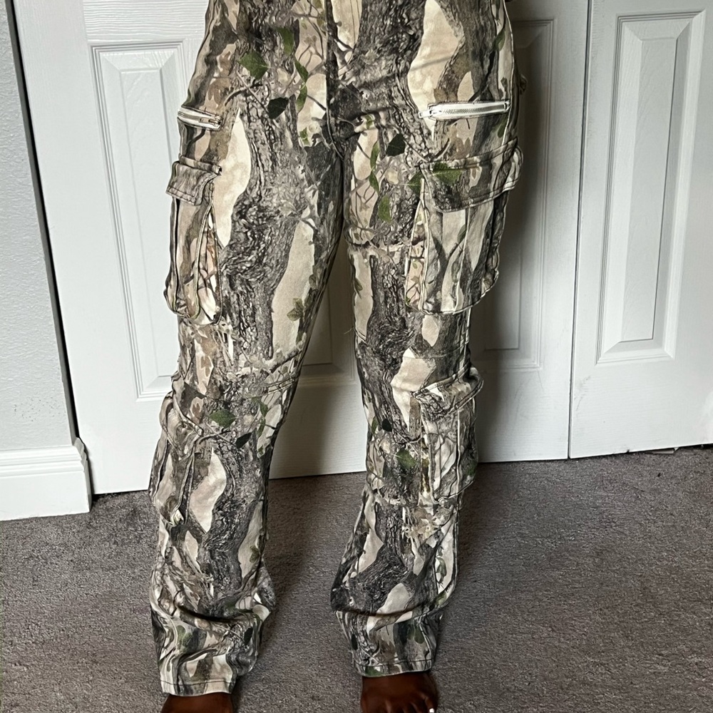 Fashion Nova Woodland Camo Cargo Pants